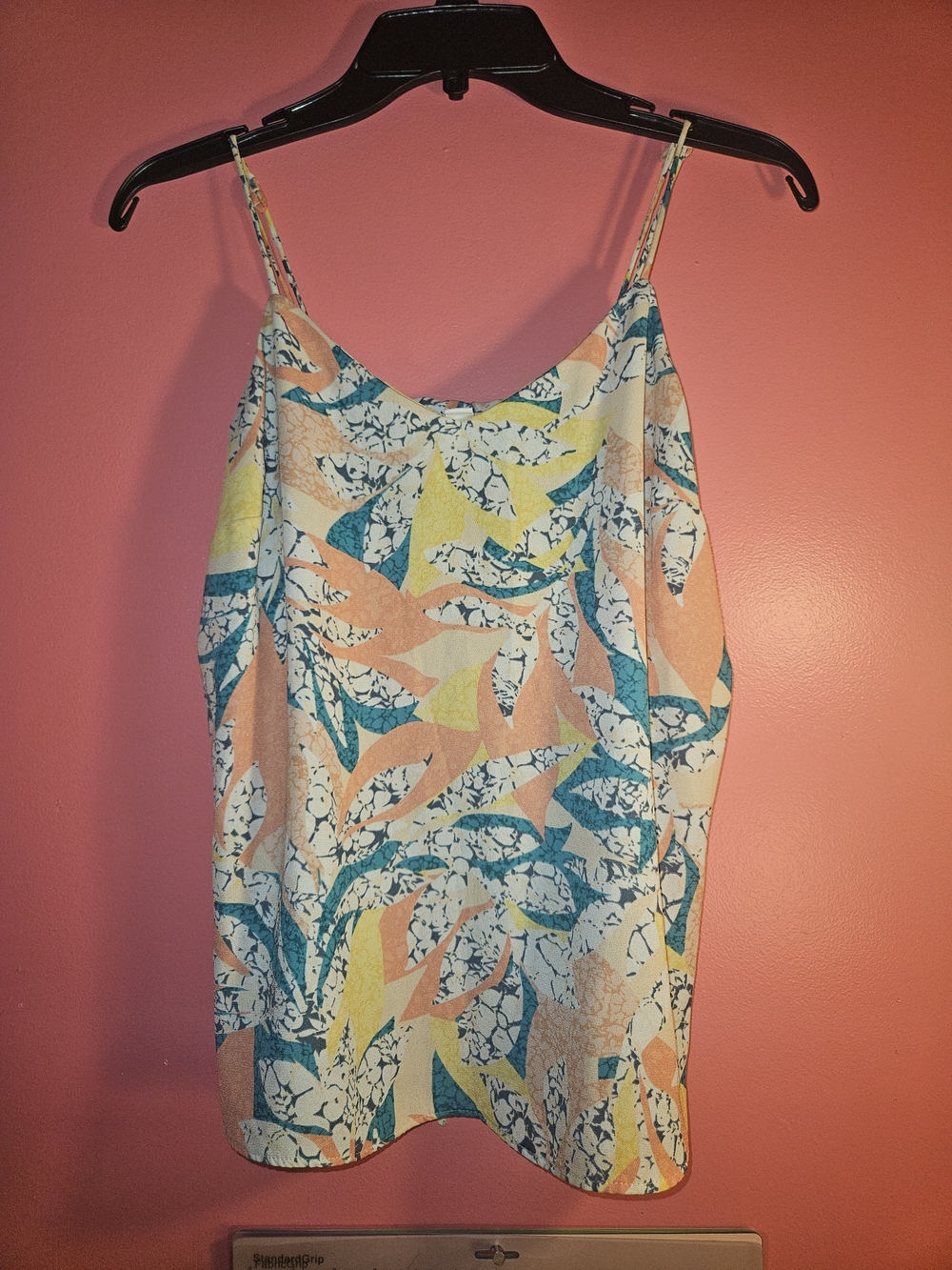 Nine West Multicolor Leaf-Print Camisole